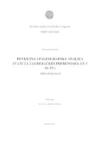 Povijesna i paleografska analiza statuta zagrebačkih prebendara (15. i 16. st.)