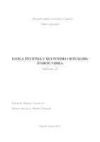 Uloga životinja u kultovima i ritualima u starom vijeku