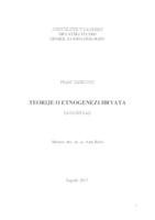Teorije o etnogenzi Hrvata