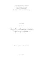 Uloga Vojne krajine u sklopu Trojednog Kraljevstva