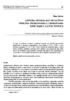 Latinska sintaksa kao implicitno prisutna problematika u gramatikama Tome Babića i Lovre Šitovića