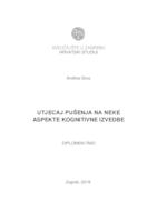 Utjecaj pušenja na neke aspekte kognitivne izvedbe