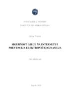 Sigurnost djece na internetu i prevencija elektroničkog nasilja