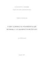 Utjecaj roda na manifestaciju humora u svakodnevnom životu