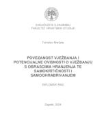 Povezanost vježbanja i potencijalne ovisnosti o vježbanju s obrascima hranjenja te samokritičnosti i samoohrabrivanjem