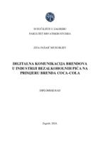 Digitalna komunikacija brendova u industriji bezalkoholnih pića na primjeru brenda Coca-Cola