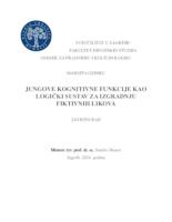 Jungove kognitivne funkcije kao logički sustav za izgradnju fiktivnih likova