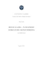 House glazba - žanr između subkulture i konzumerizma