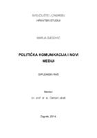Politička komunikacija i novi mediji
