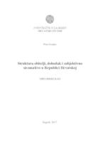 prikaz prve stranice dokumenta Struktura obitelji, dohodak i subjektivno siromaštvo u Republici Hrvatskoj