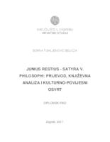 prikaz prve stranice dokumenta Iunius Restius