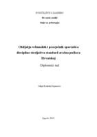 prikaz prve stranice dokumenta Obilježja vrhunskih i prosječnih sportašica discipline streljaštva standard zračna puška u Hrvatskoj