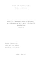 prikaz prve stranice dokumenta Exolvit promissa Venus: Sulpicija, Katul, Propercije i Tibul, paralele i raskrižja