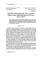 prikaz prve stranice dokumenta Biti Židov na hrvatskom selu: Skica za portret Juliusa Manna, lekeničkog trgovca i mecene (1870.-1943.?)