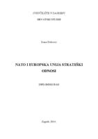 prikaz prve stranice dokumenta NATO i Europska unija: Strateški odnosi