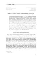 prikaz prve stranice dokumenta Mavro Orbini i raskol dubrovačkog patricijata