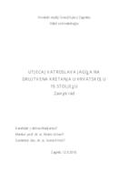 prikaz prve stranice dokumenta Utjecaj Vatroslava Jagića na društvena kretanja u Hrvatskoj u 19. stoljeću