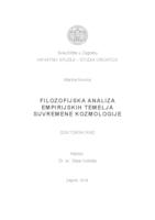 prikaz prve stranice dokumenta FILOZOFIJSKA ANALIZA  EMPIRIJSKIH TEMELJA SUVREMENE KOZMOLOGIJE