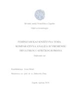 prikaz prve stranice dokumenta Feminizam kao književna tema: komparativna analiza suvremenog hrvatskog i afričkog romana