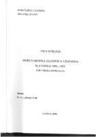 prikaz prve stranice dokumenta Međunarodna zajednica i zapadna Slavonija 1991.-1995.