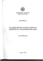 prikaz prve stranice dokumenta Povijest igraćih karata i njihovo korištenje u hrvatskim zemljama