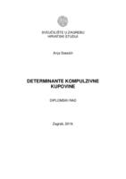 prikaz prve stranice dokumenta Determinante kompulzivne kupovine