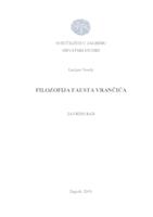 prikaz prve stranice dokumenta Filozofija Fausta Vrančića