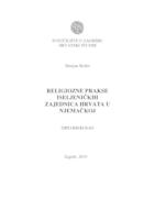 prikaz prve stranice dokumenta Religiozne prakse iseljeničkih zajednica Hrvata u Njemačkoj