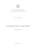 prikaz prve stranice dokumenta Euroskepticizam u Hrvatskoj