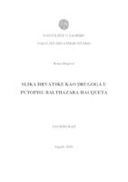 prikaz prve stranice dokumenta Slika Hrvatske kao Drugoga u putopisu Balthazara Hacqueta