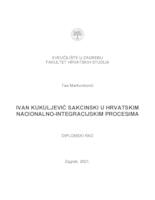 prikaz prve stranice dokumenta Ivan Kukuljević Sakcinski u hrvatskim nacionalno-integracijskiim procesima