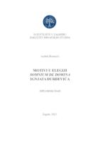 prikaz prve stranice dokumenta Motivi u elegiji Somnium de domina Ignjata Đurđevića