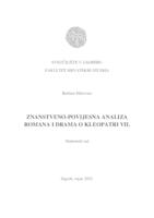 prikaz prve stranice dokumenta Znanstveno povijesna analiza romana i drama o Kleopatri VII.