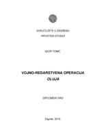 prikaz prve stranice dokumenta Vojno-redarstvena operacija Oluja