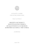 prikaz prve stranice dokumenta Primjena Beckerova sekvencijalnog modela devijantnosti na suvremene korisnike  kanabisa u Hrvatskoj