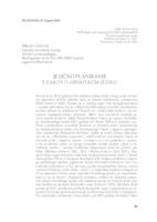 prikaz prve stranice dokumenta Jezično planiranje i Zakon o hrvatskom jeziku