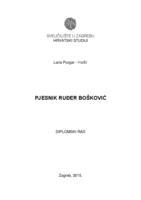 prikaz prve stranice dokumenta Pjesnik Ruđer Bošković