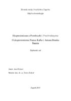 prikaz prve stranice dokumenta Ekspresionizam u Preobrazbi i Preobraženjima (O ekspresionizmu Franza Kafke i Antuna Branka Šimića)