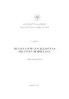 prikaz prve stranice dokumenta Mladi i virtualni izazovi na društvenim mrežama