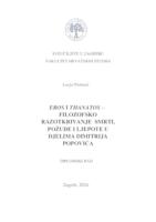 prikaz prve stranice dokumenta Eros i thanatos - filozofsko razotkrivanje smrti, požude i ljepote u djelima Dimitrija Popovića