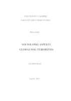 prikaz prve stranice dokumenta Sociološki aspekti globalnog terorizma