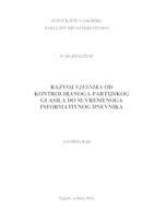 prikaz prve stranice dokumenta Razvoj "Vjesnika" od kontroliranog partijskog glasila do suvremenog informativnog dnevnika