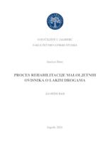 prikaz prve stranice dokumenta Rehabilitacija maloljetnih ovisnika o lakim drogama