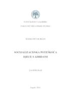 prikaz prve stranice dokumenta Socijalizacijska poteškoća djece s ADHD-om