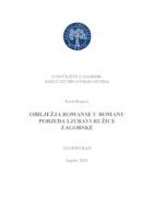 prikaz prve stranice dokumenta Obilježja romanse u romanu Pobjeda ljubavi Ružice Zagorske