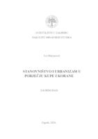 prikaz prve stranice dokumenta Stanovništvo i urbanizam i stanovništvo oko Kupe i Korane