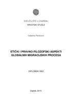 prikaz prve stranice dokumenta Etički i pravno-filozofski aspekti globalnih migracijskih procesa