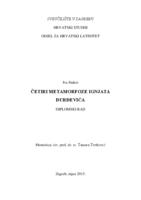prikaz prve stranice dokumenta Četiri metarmofoze Ignjata Đurđevića