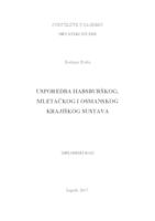 prikaz prve stranice dokumenta Usporedba habsburškog, mletačkog i osmanskog krajiškog sustava